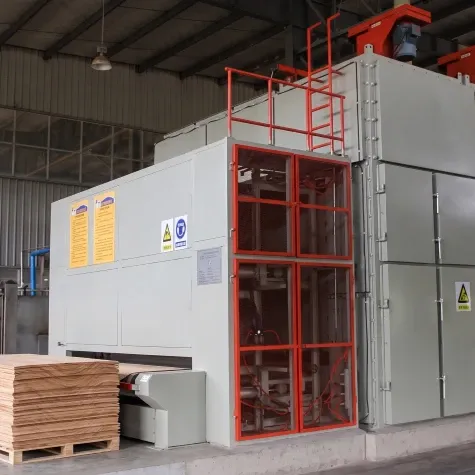 Veneer Wire Mesh Dryer — Input Section