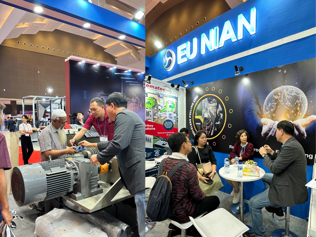 EU NIAN Showcases Spindleless Peeling Unit in Jakarta